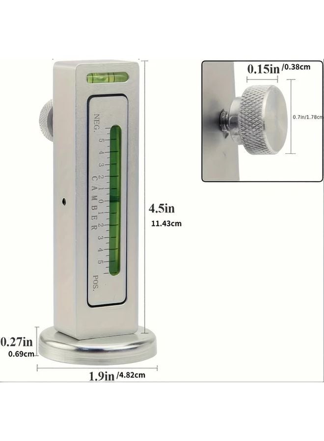 Universal Adjustable Magnetic Wheel Alignment Tool Plastic Camber Caster Gauge - Image 2